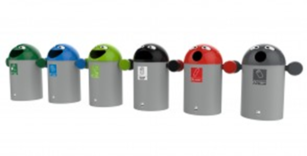 Plastic recycling bins - Recycling bin BestBuddy