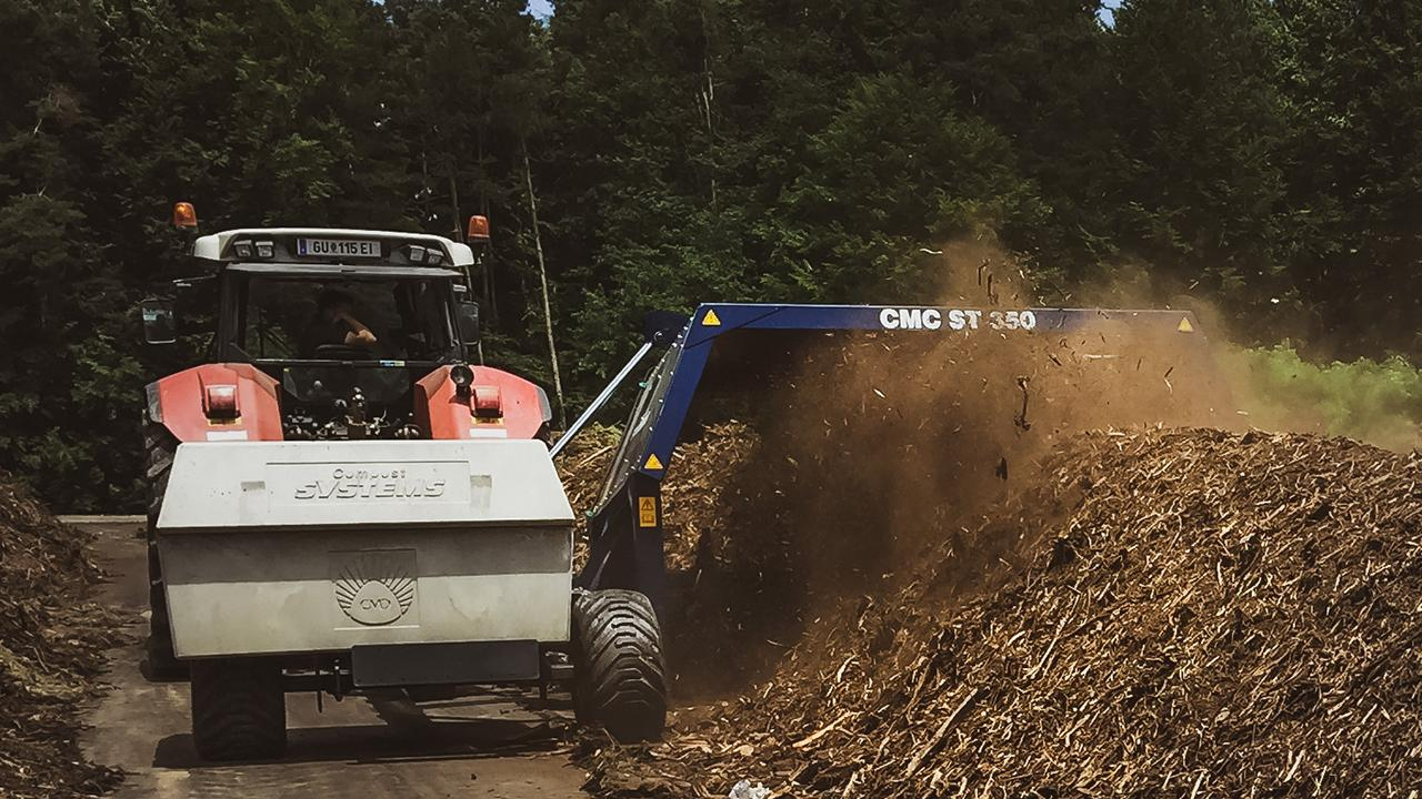 Tractor-pulled compost turners - CMC ST 350